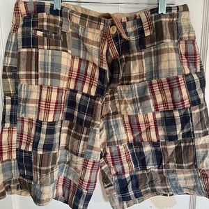 Madras Plaid Men's Shorts